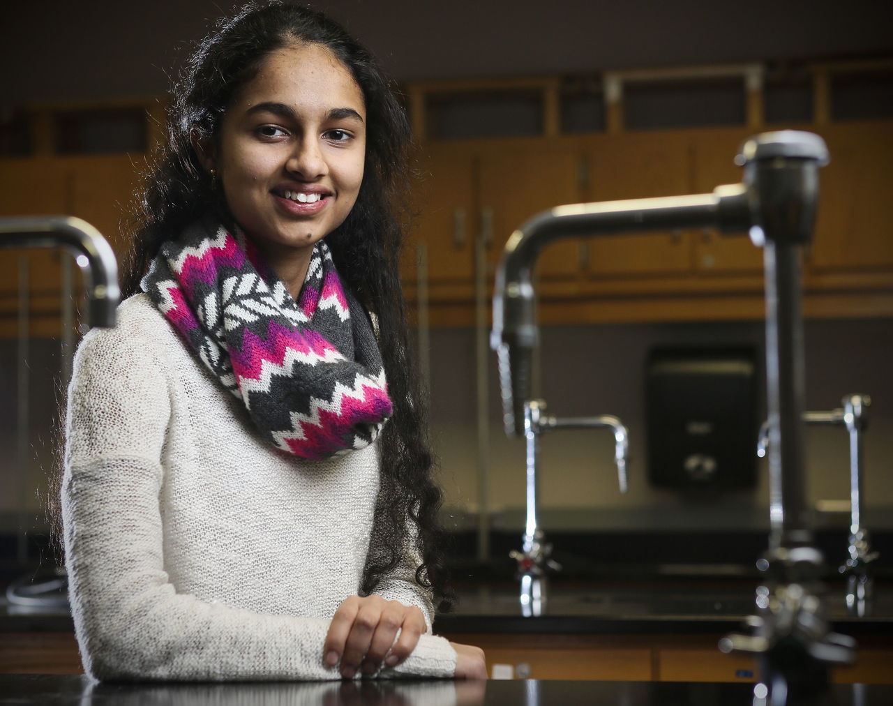 Jackson High sophomore Sriharshita “Harshu” Musunuri,15, invented a new, cheaper method for thermoelectric power generation. This year, she’s creating an endotoxin detection and neutralization system.