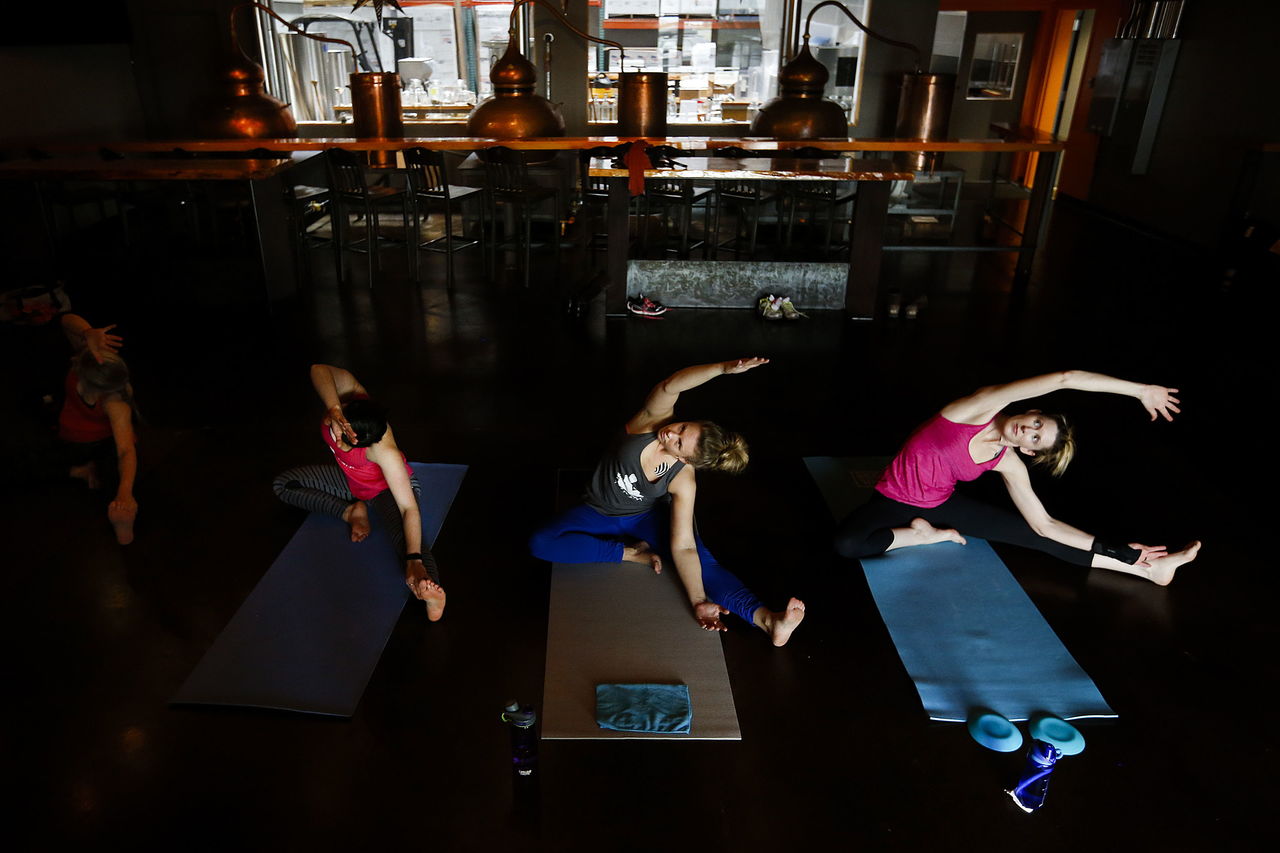 Yoga with a little lift in Everett