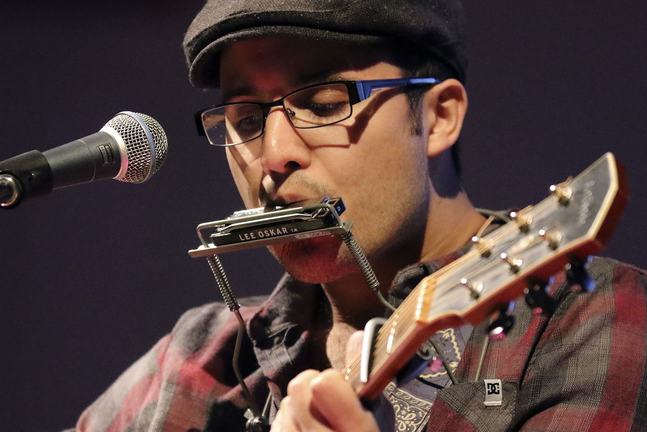 Nathaniel Chapman performs during the concert. The proceeds went to the Nordstrom family to help with medical expenses.