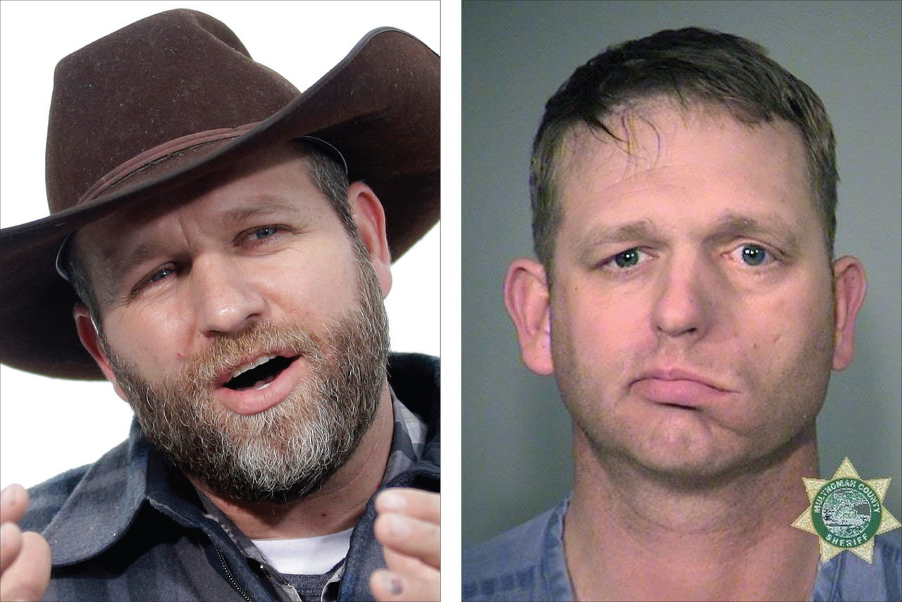 Associated Press Brothers Ammon Bundy (left) and Ryan Bundy, along with three others, refused to enter pleas in a Las Vegas court to charges of an armed confrontation two years ago. They also are among seven who face charges stemming from a 41-day occupation of the Malheur National Wildlife Refuge in Burns, Oregon.