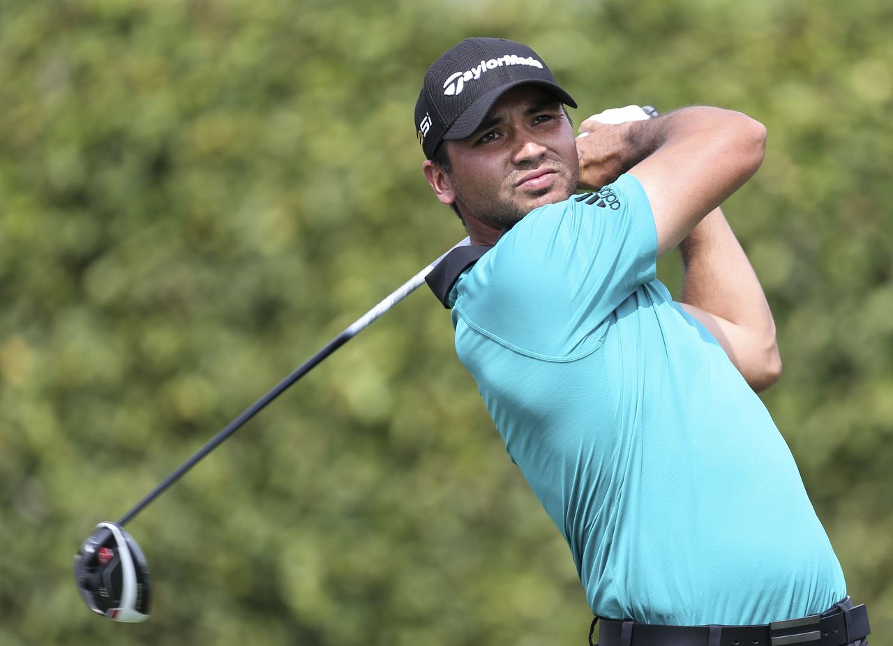 Jason Day tees off on the ninth hole during the first round of the Arnold Palmer Invitational on Thursday in Orlando, Fla. Day leads the event by one stroke after the first day of play.