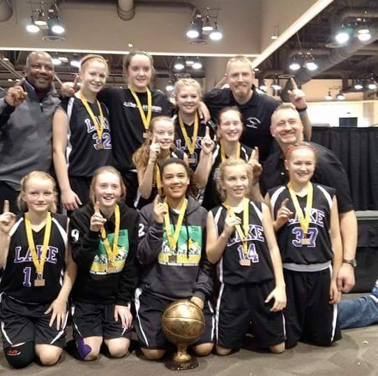 The Lake Stevens sixth-grade basketball feeder team won a state championship last month in Spokane.