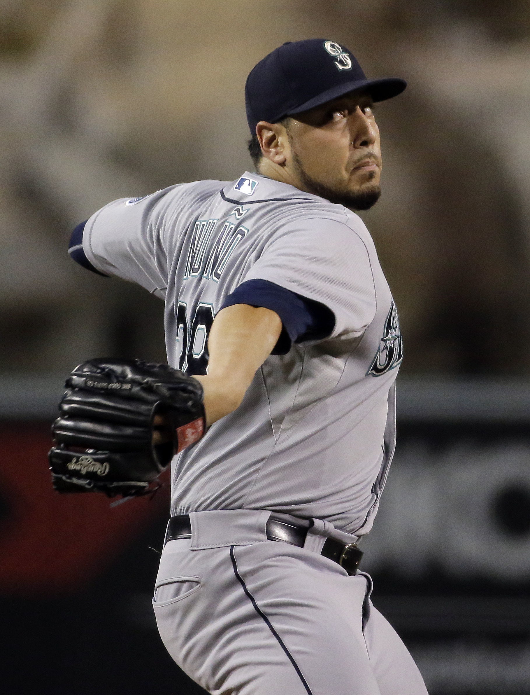 The Mariners’ Vidal Nuno became the bullpen’s lefty specialist when shoulder problems continued to plague Charlie Furbush.