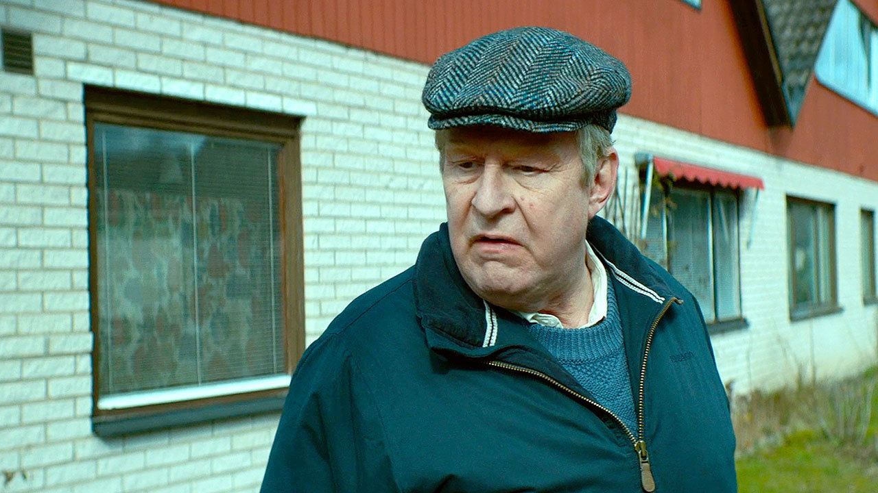 Rolf Lassgaard plays the very grumpy title character in “A Man Called Ove.”