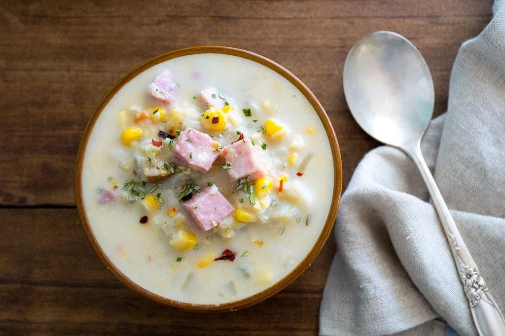 Don’t shy away from using frozen corn in your chowder. (Rose McAvoy / For The Herald)
