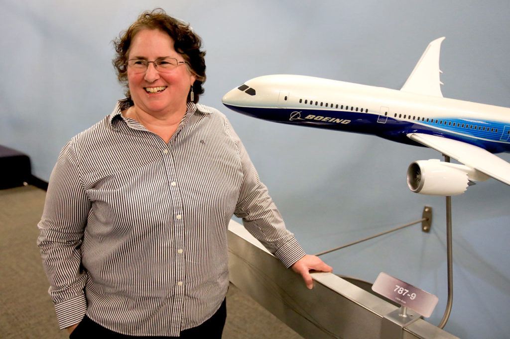 Michael Griego, senior manager for purchasing on 787 program at the Boeing 787 assembly plant in Everett.
 (Kevin Clark / The Herald)
