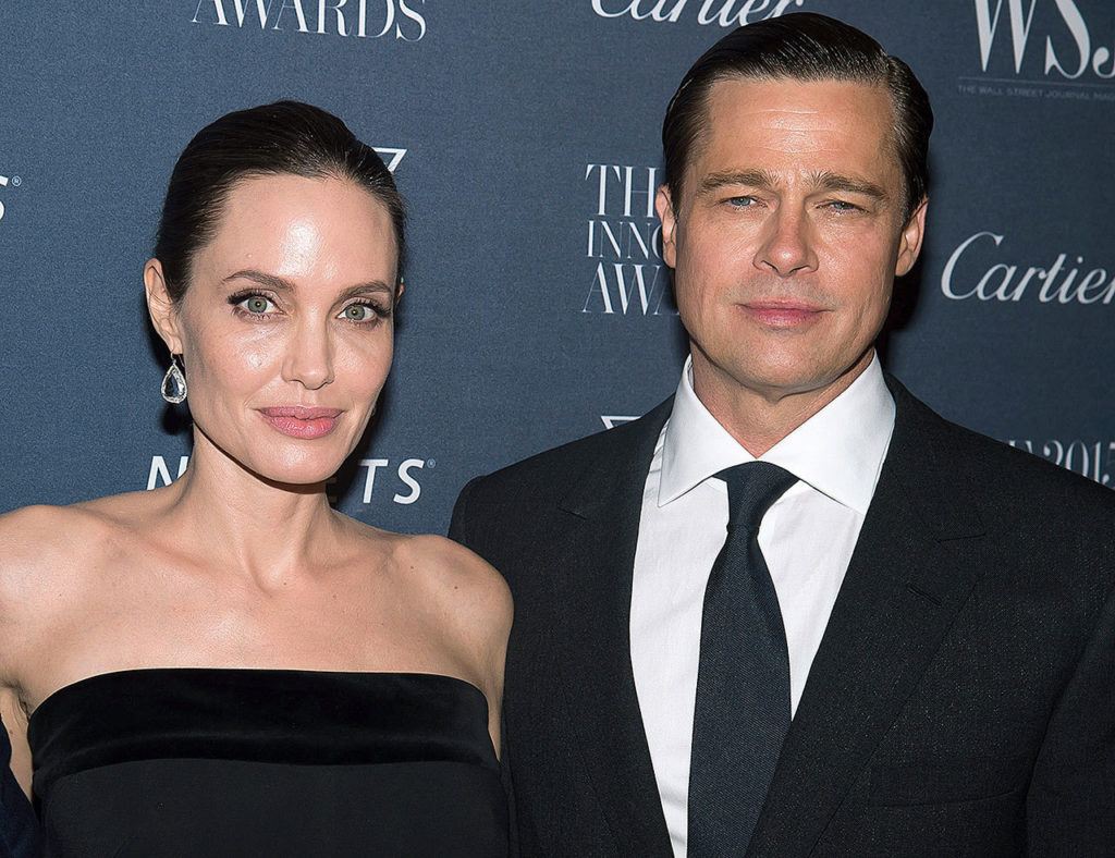 In this November 2015 photo, Angelina Jolie Pitt and Brad Pitt attend the WSJ Magazine Innovator Awards 2015 at The Museum of Modern Art in New York. (Photo by Charles Sykes/Invision/AP, File)
