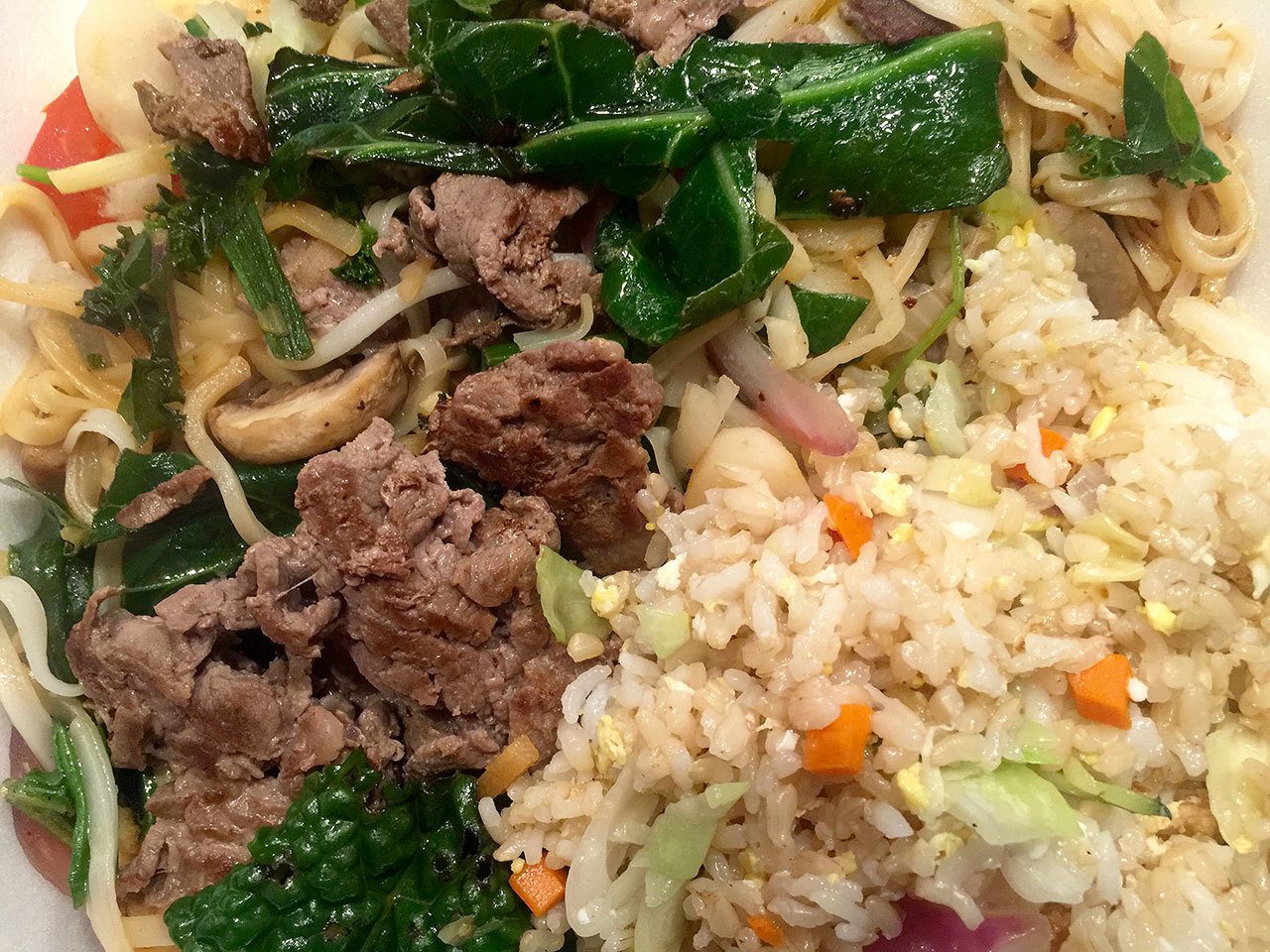 Diners can choose their own ingredients at Mongolian Grill. It’s a paradise for picky eaters. (Andrea Brown)