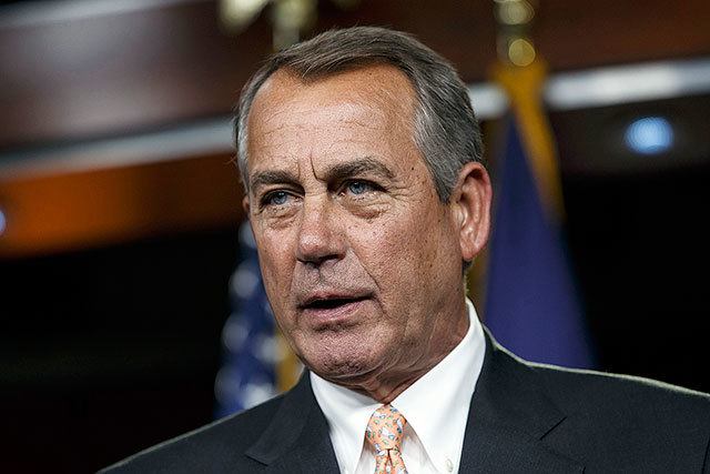 In this 2015 photo, House Speaker John Boehner speaks during a news conference on Capitol Hill in Washington. (AP Photo/J. Scott Applewhite, File)