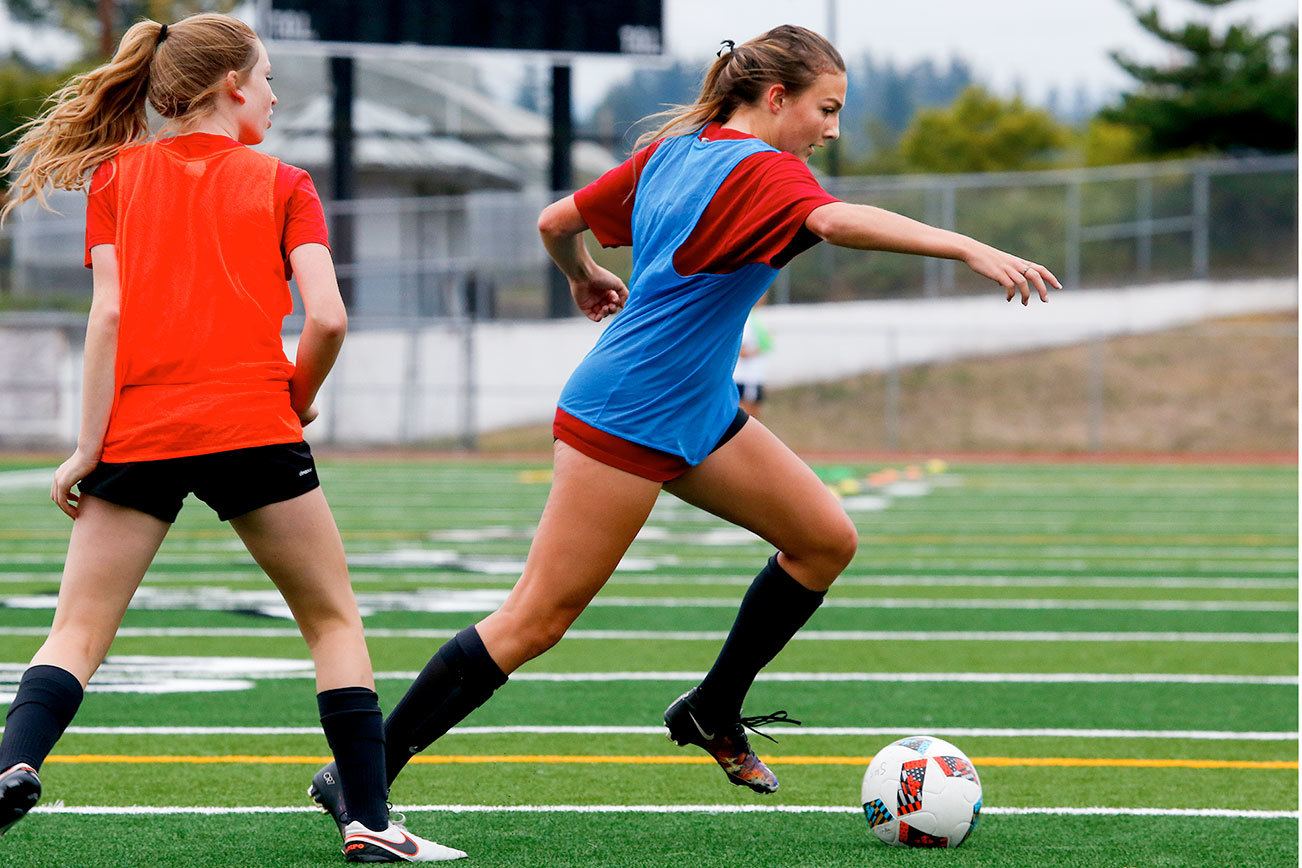 Prep girls soccer: Snohomish loaded with confident freshmen