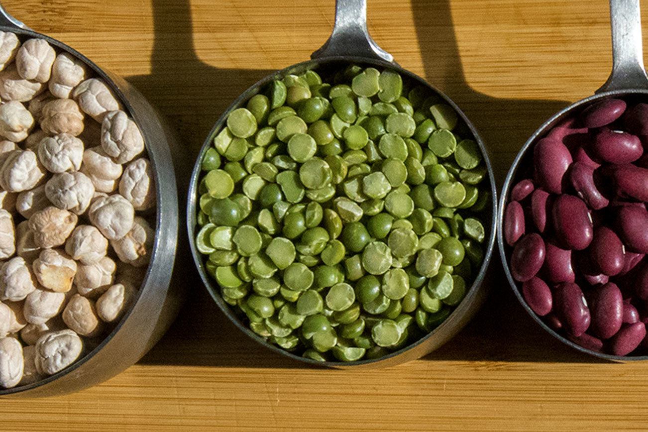 Dried seeds of legumes are nutritious, easy to use in dishes
