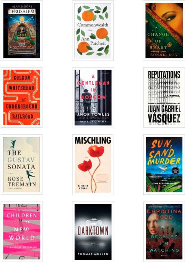 Some of the titles coming out in September staff at Everett Public Library look forward to and recommend. (Everett Public Library image)