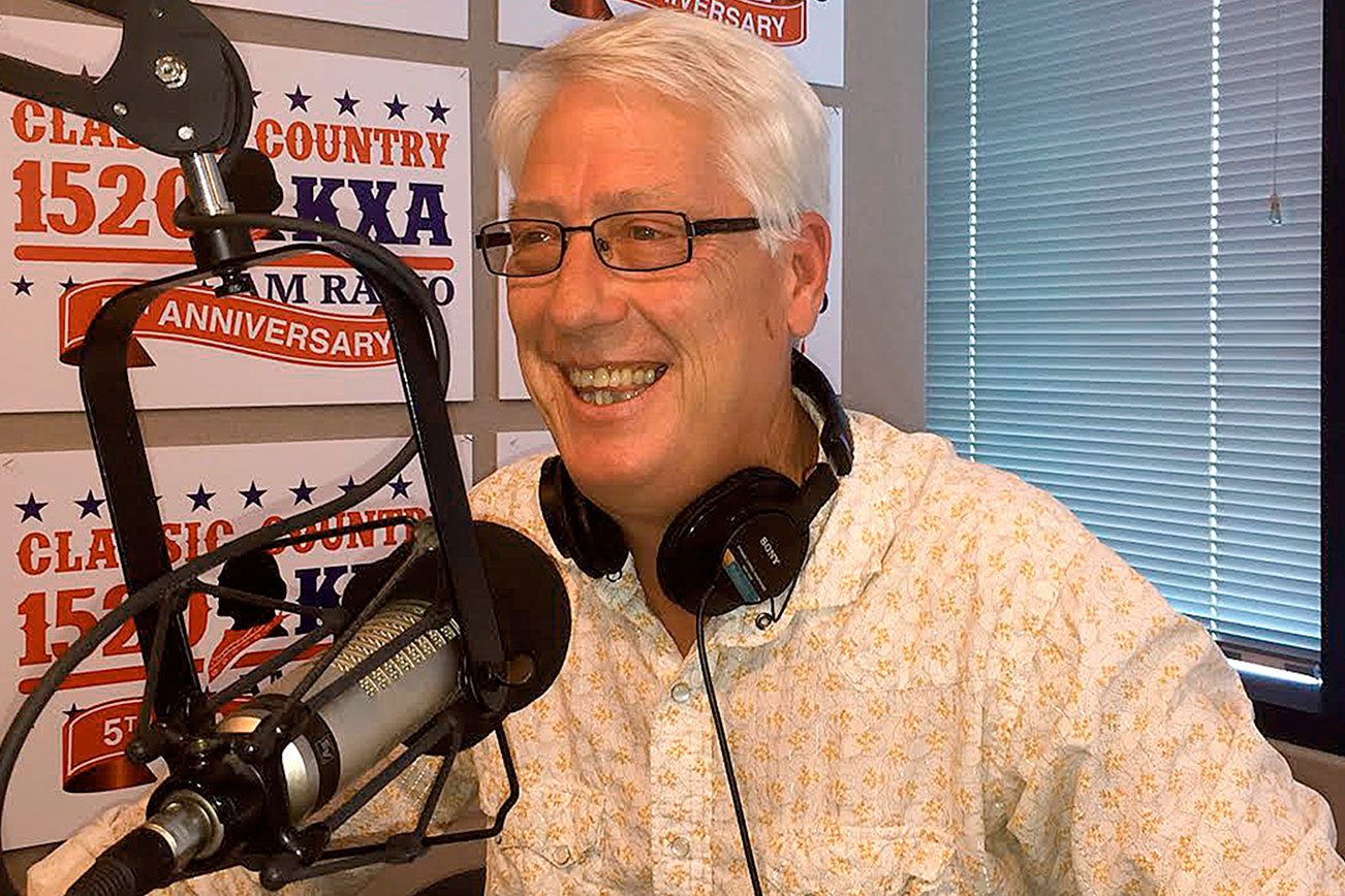 KXA host Stitch Mitchell serves up country music with your coffee