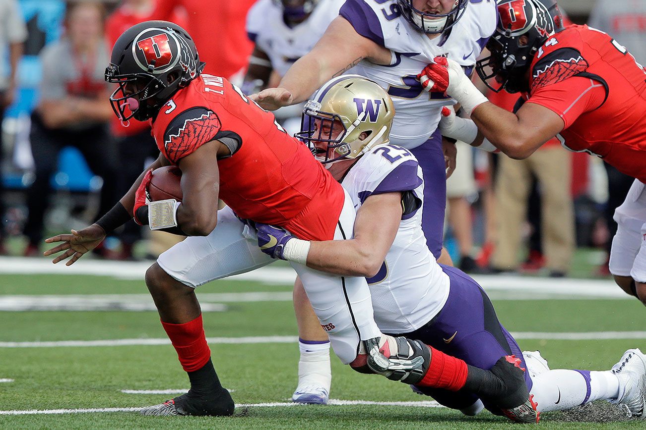 No. 4 Washington hangs on to beat No. 17 Utah 31-24