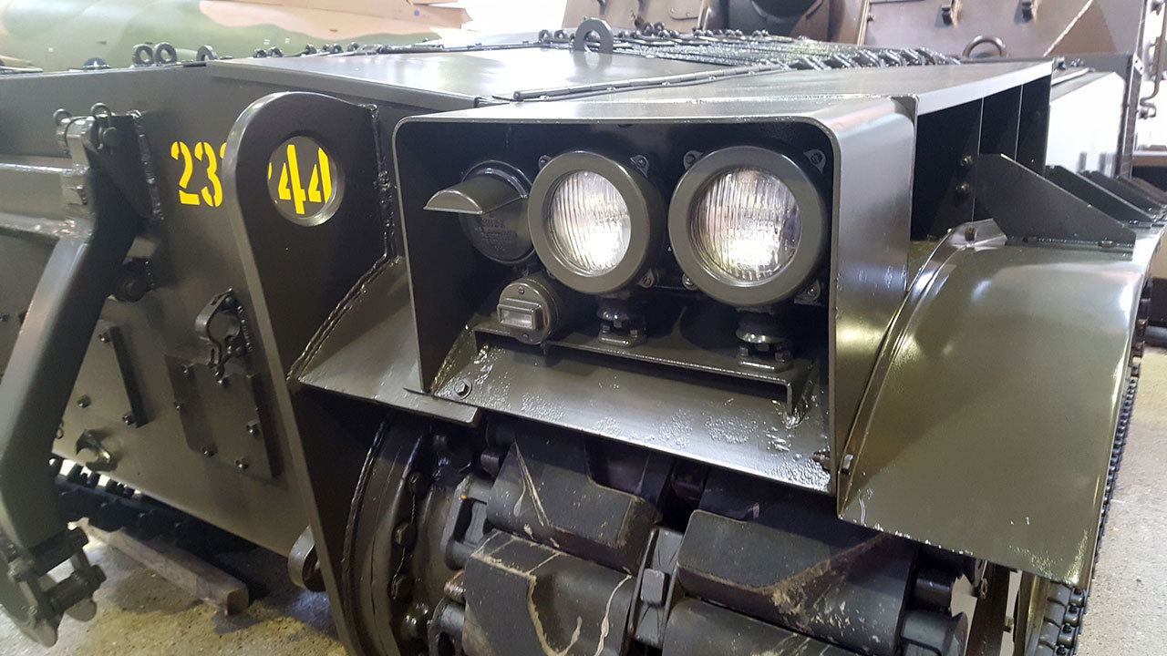 Colors of war as seen on vehicles, artillery