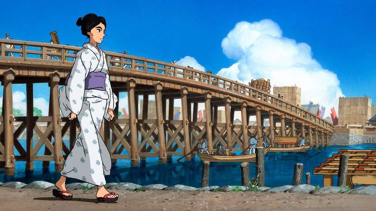 “Miss Hokusai” focuses on a girl whose masterly artwork is credited to her father. (Sarusuberi Film Partners)