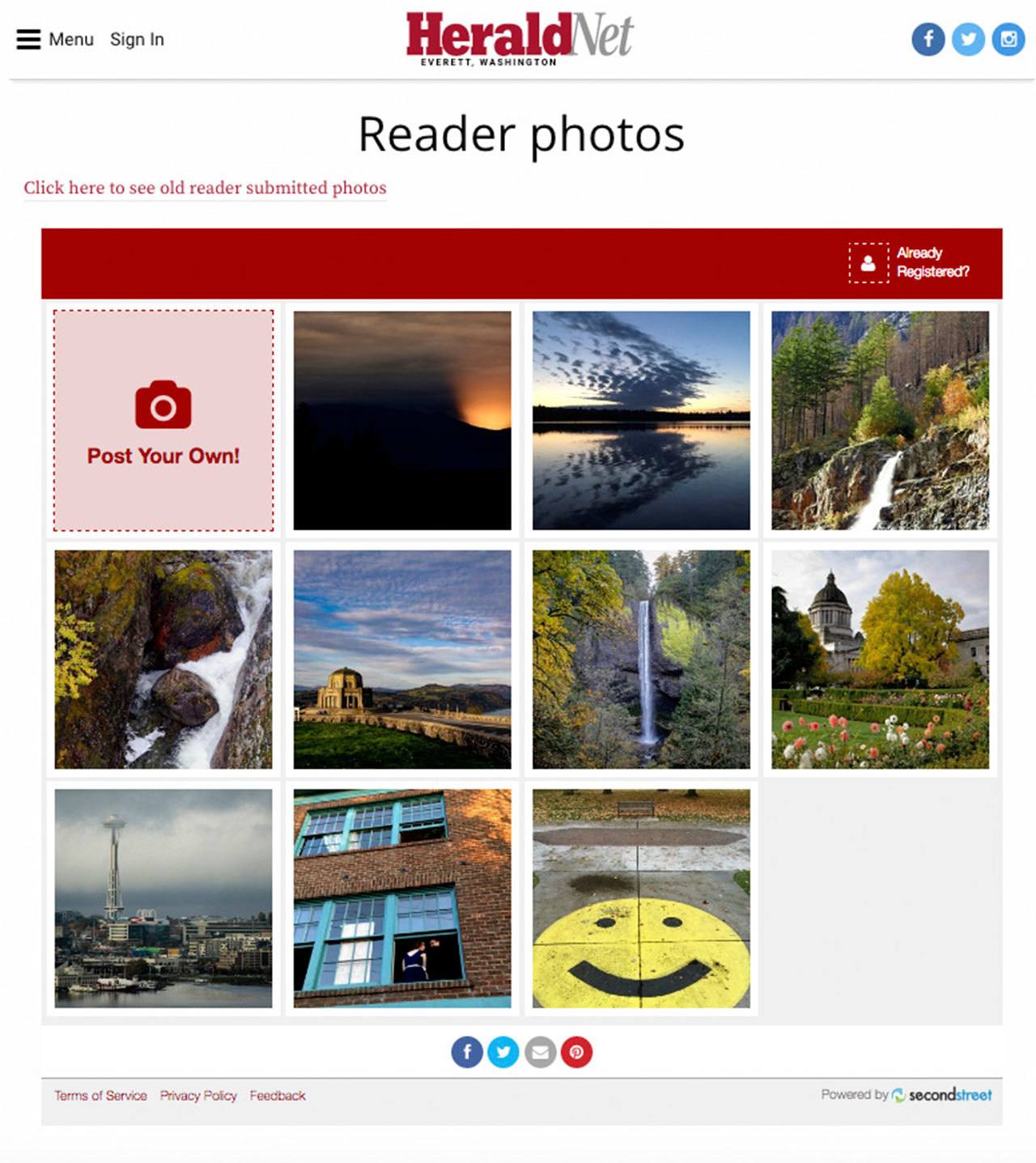 Check out our new reader photos page — and share yours