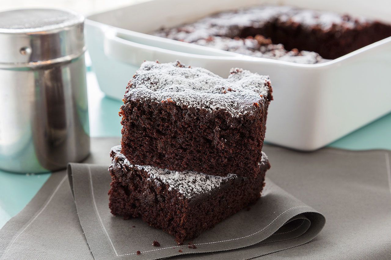 You won’t miss what’s missing in the chocolate cake