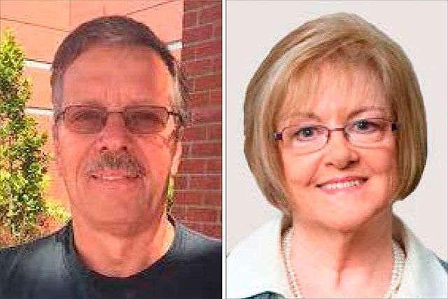 Gordon Sibley (left) and Tanya Olson