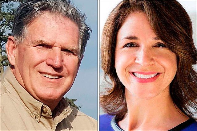 Republican Steve McLaughlin and Democrat Hilary Franz are vying for the position of Washington state Commissioner of Public Lands.