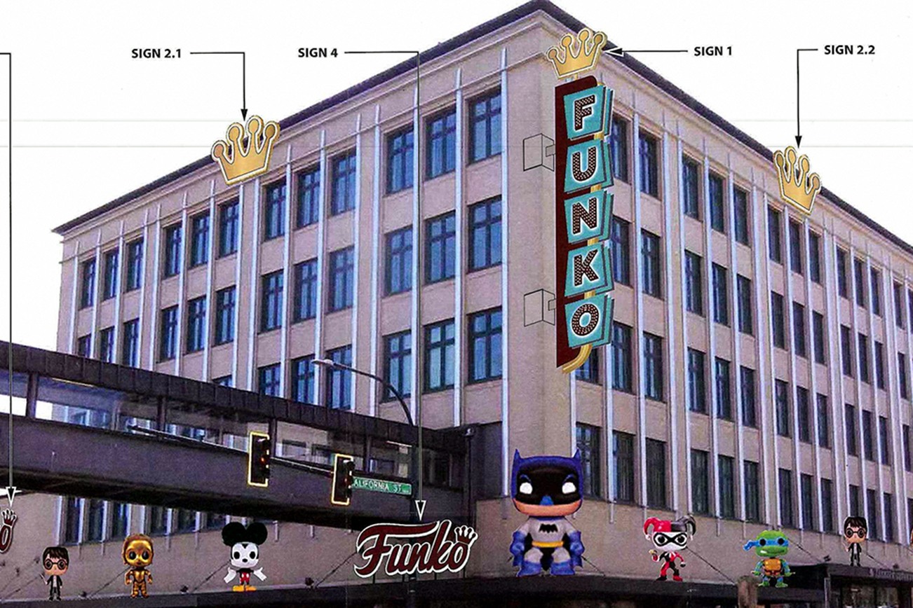 Historical Commission OKs Funko’s funky signs in Everett