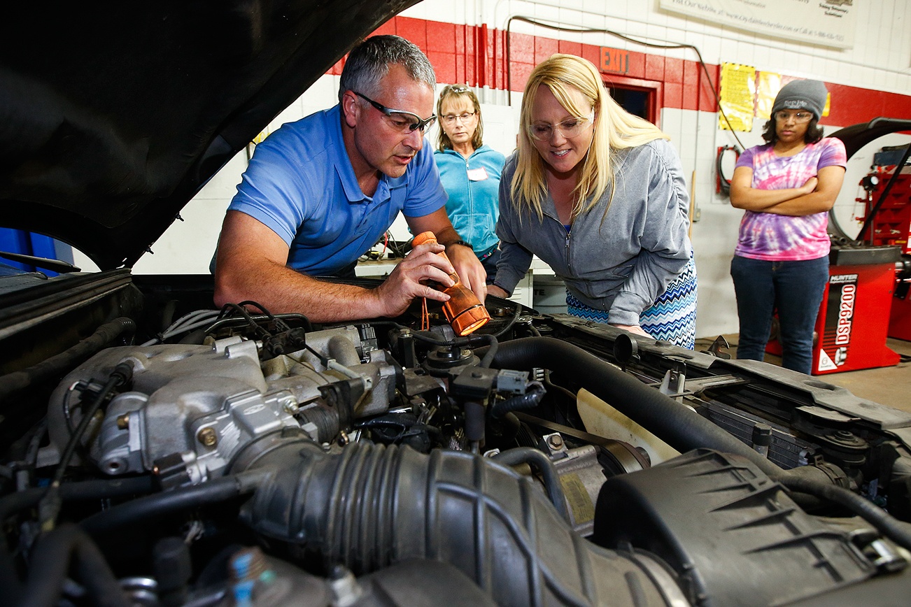 Free workshops help out with oil leaks