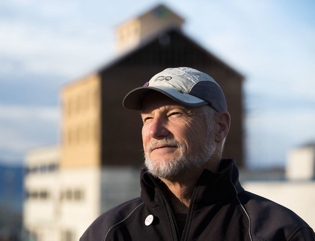 “It’s the sense of empowerment on the job that drew me,” said Dave Tucker, a member of the Industrial Workers of the World, on Oct. 25 in Bellingham. Tucker plans to be among IWW members who will attend a ceremony and march in Everett on Nov. 5, the 100th anniversary of the Everett Massacre. (Andy Bronson / The Herald)
