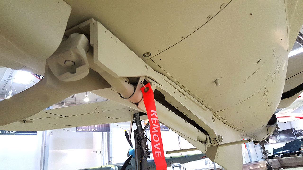 What’s the F-105 tail hook for?