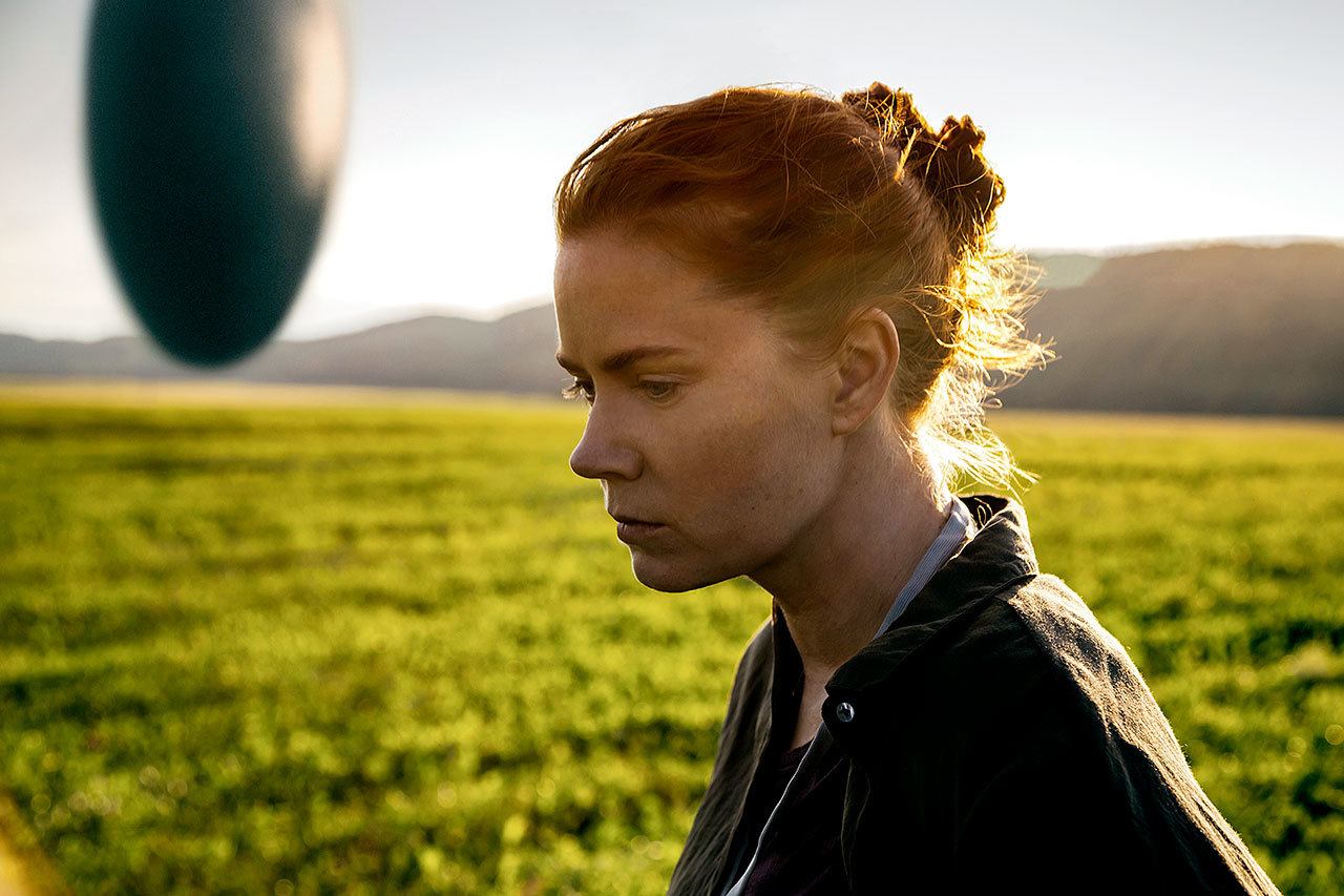 This image released by Paramount Pictures shows Amy Adams in a scene from “Arrival.” (Jan Thijs/Paramount Pictures via AP)