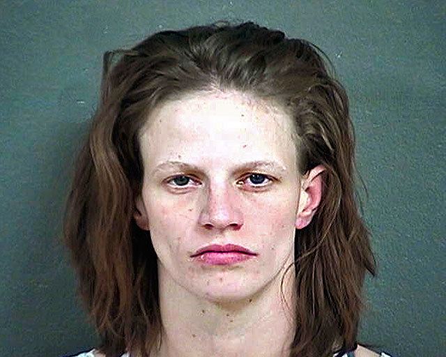 This undated photo shows Heather Jones, who was sentenced Monday, Nov. 14, to life in prison for her role in the death of her 7-year-old stepson, who authorities say had been brutally abused and whose remains were found in the family’s home in Kansas City, Kansas. (Wyandotte County Detention Center via AP, File)