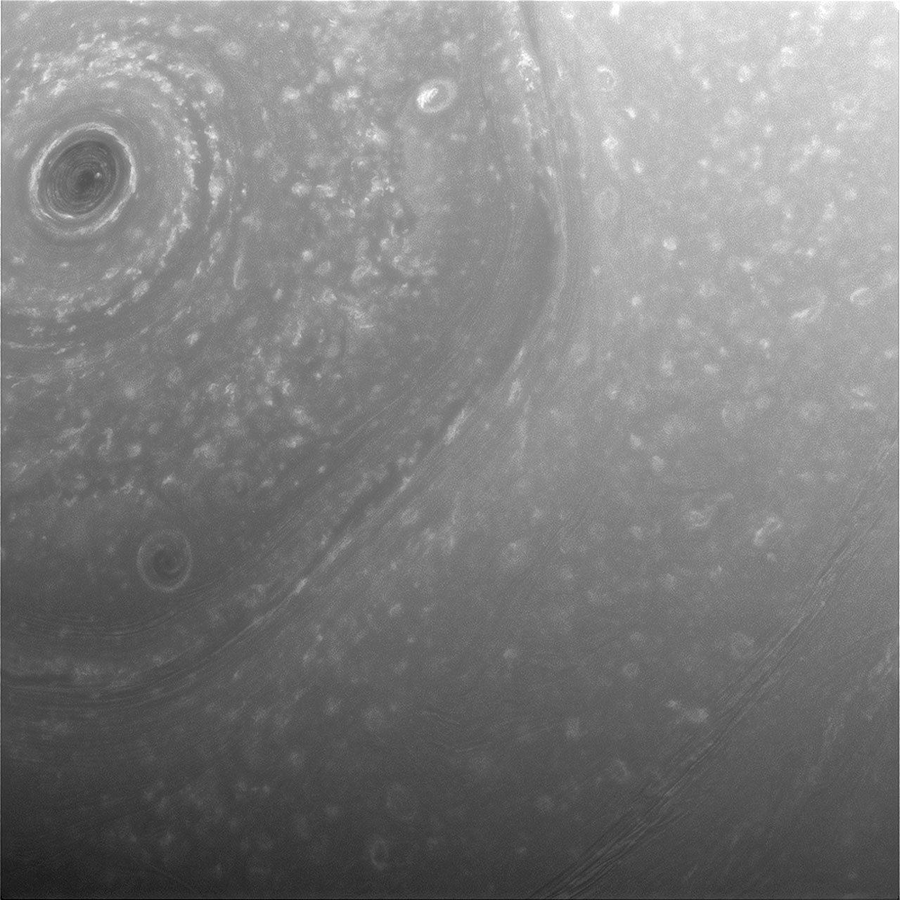 This view from the Cassini spacecraft was obtained about two days before its first close pass by the outer edges of Saturn’s main rings. (NASA/JPL-Caltech/Space Science Institute)