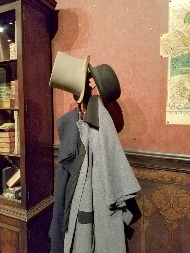Iconic clothing to any fan of Sherlock Holmes, in the &ldquo;study&rdquo; of Dr. Arthur Conan Doyle (Christina Okeson / The Herald)
