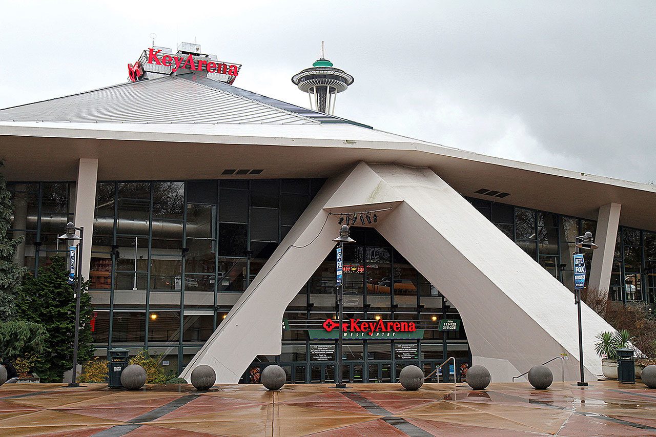 This 2012 photo shows Key Arena in Seattle. Seattle will host the WNBA All-Star Game next year. The league announced Wednesday, Dec. 14, that the game will take place July 22 in the city for the first time. (AP Photo/Gregory Payan, File)