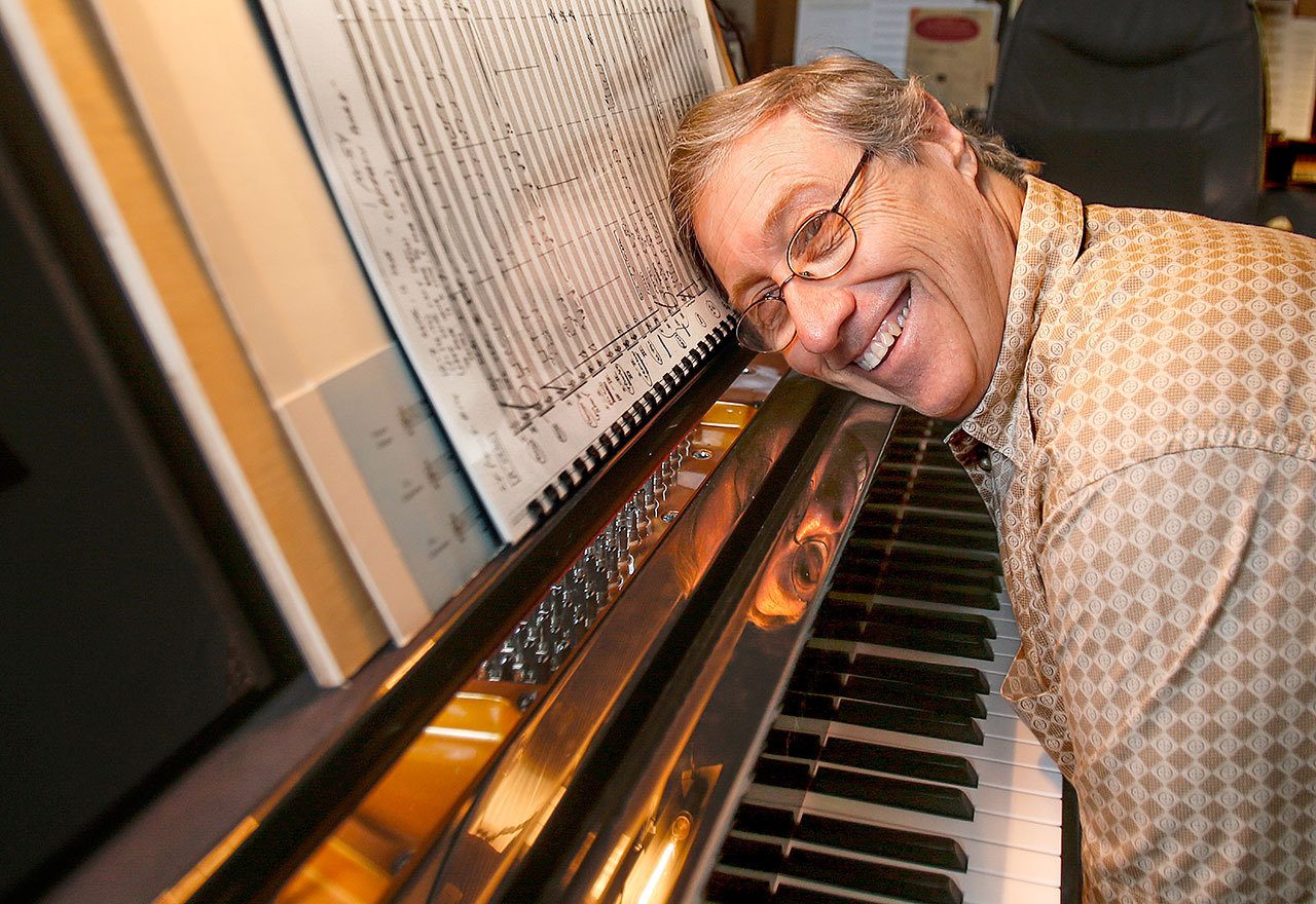 In April, we told you about Stanwood resident Ron Jones, who scored many episodes of “Star Trek: The Next Generation,” and brought his work on an international tour. (Dan Bates / The Herald)