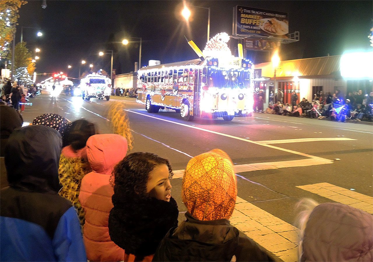 The Merrysville Electric Lights Parade was held Dec. 3 in downtown Marysville. (Contributed photo)
