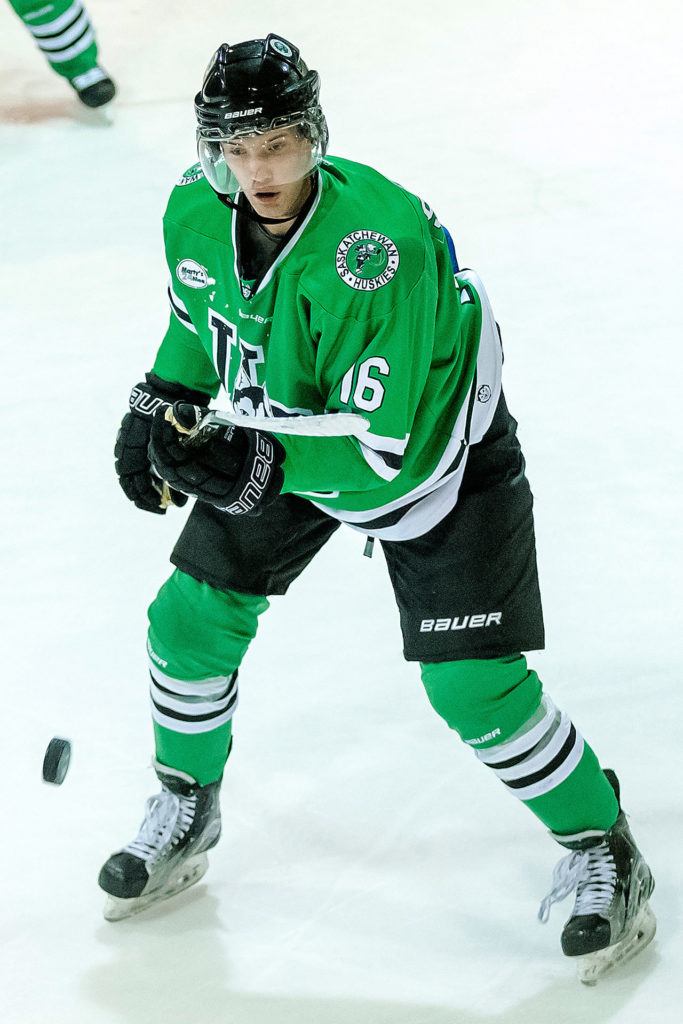 Former Silvertip Carson Stadnyk plays for the University of Saskatchewan in Saskatoon. (University of Saskatchewan) 
