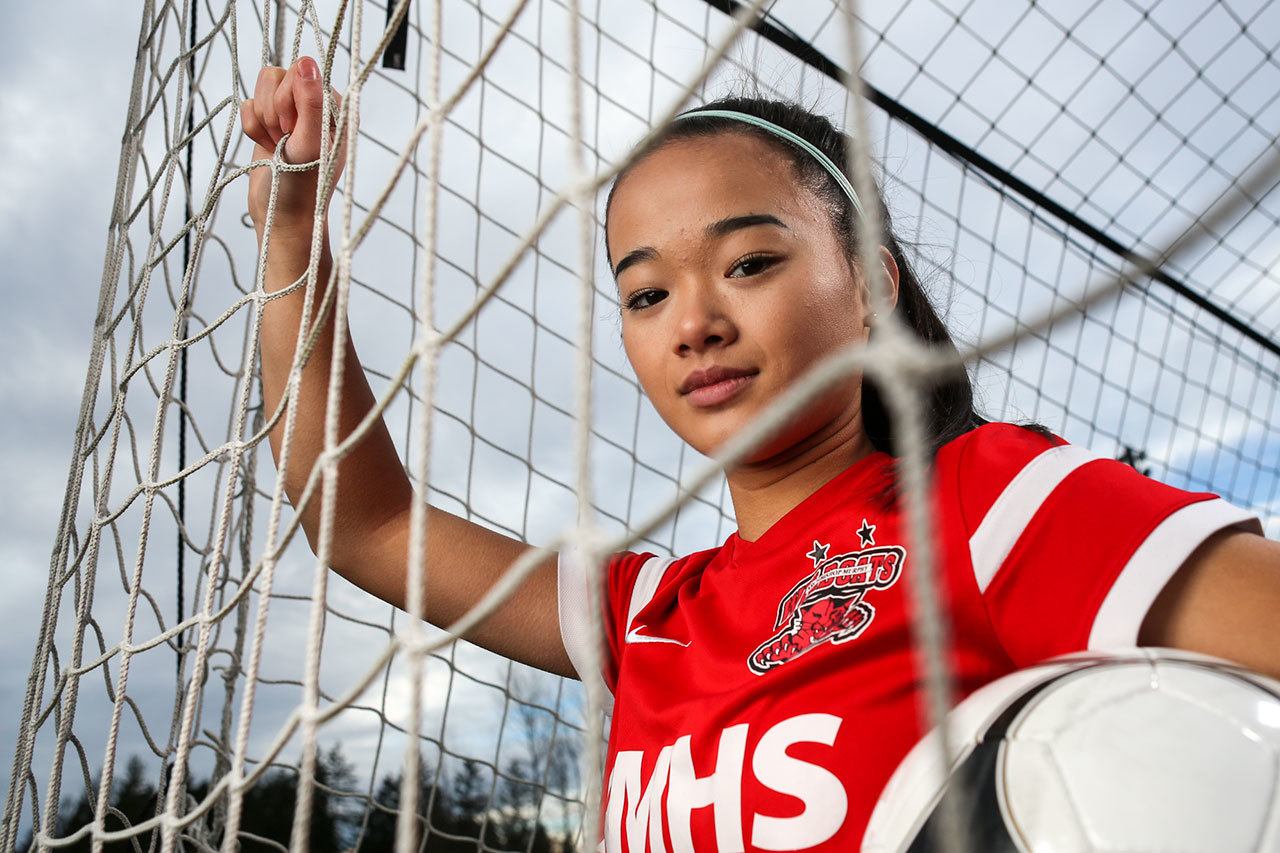 Archbishop Murphy senior forward Talia Daigle is the The Herald’s 2016 Girls Soccer Player of the Year. (Kevin Clark / The Herald)