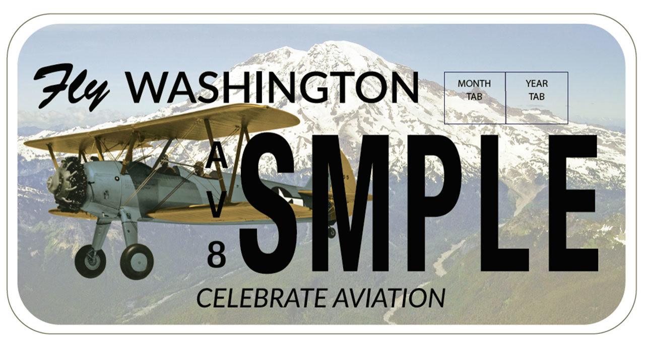 Kansas-built Boeing plane featured on aviation license plate