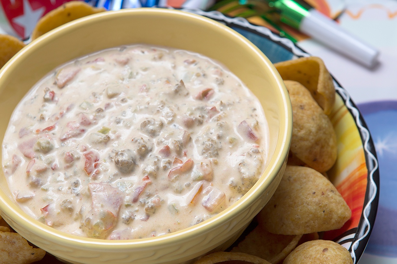 Ring in the New Year with this spicy sausage dip
