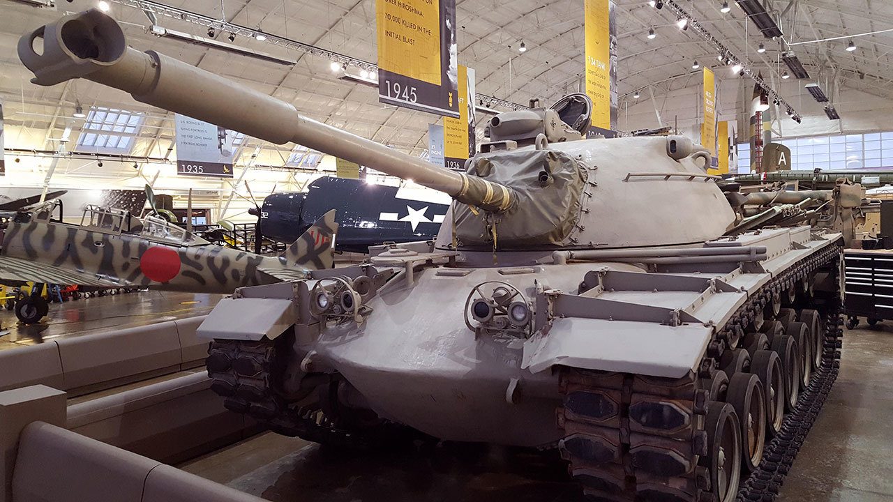 American-made M48 ‘Patton’ tank back home from Jordan