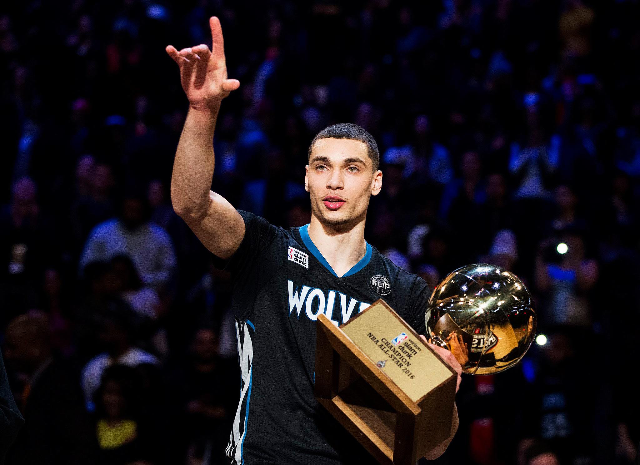 Zach LaVine, a Bothell High graduate, is named a starter by NBA