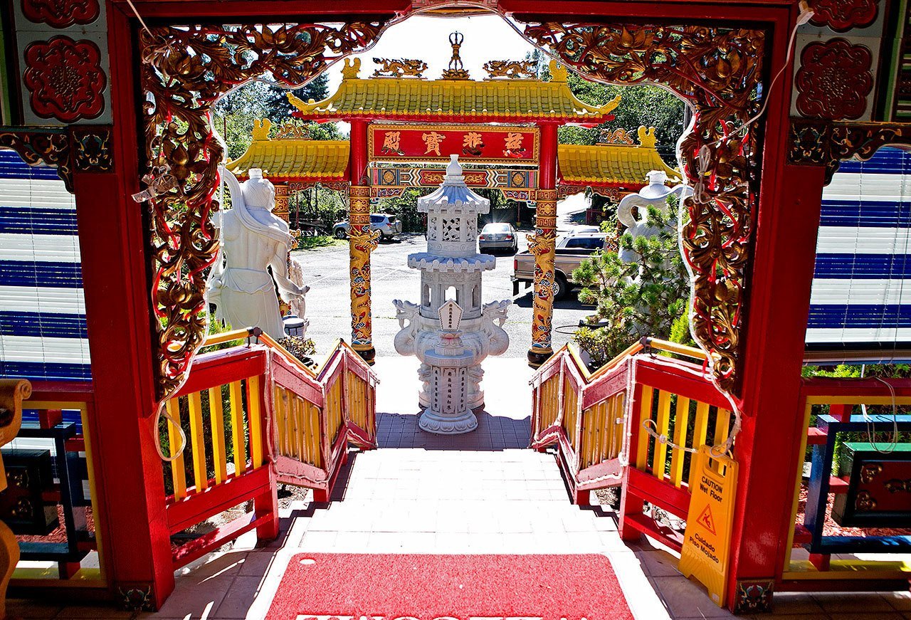 The Dia Tang is hosting Lunar New Year celebrations Jan. 27-30 at the Lynnwood temple. (Kevin Clark / The Herald)