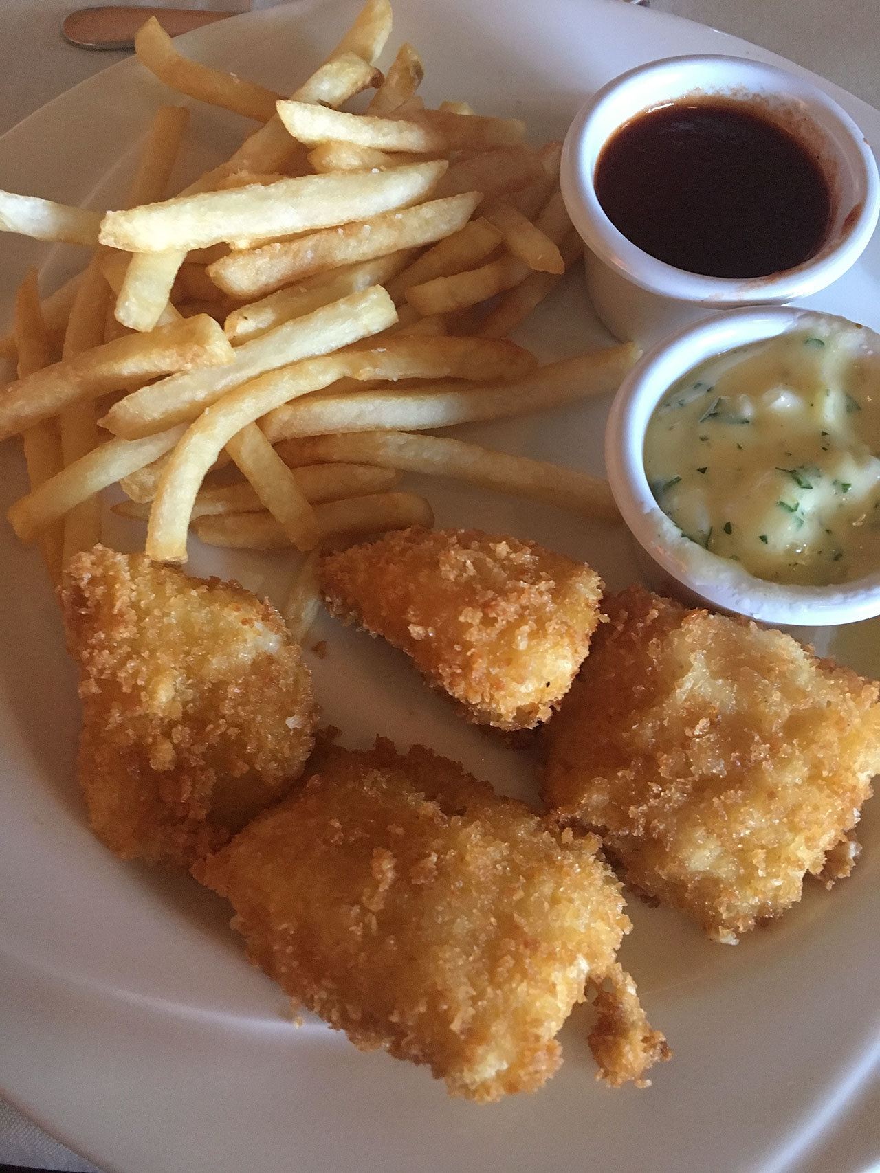 A chef’s special of fish & chips at Le Bistro, the student-run restaurant at the Sno-Isle TECH Skills Center, is $8. (Ben Watanabe photo)