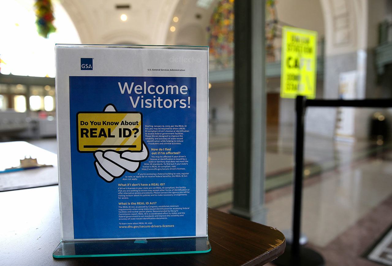 The federal government’s REAL ID act requires state driver’s licenses and I.D. cards to have security enhancements and be issued to people who can prove they’re legally in the United States. (AP file)