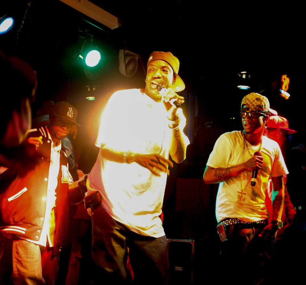 Everett rapper Jevon Lawson, aka Swag, performs in 2009 in Marysville. (Herald file) 
