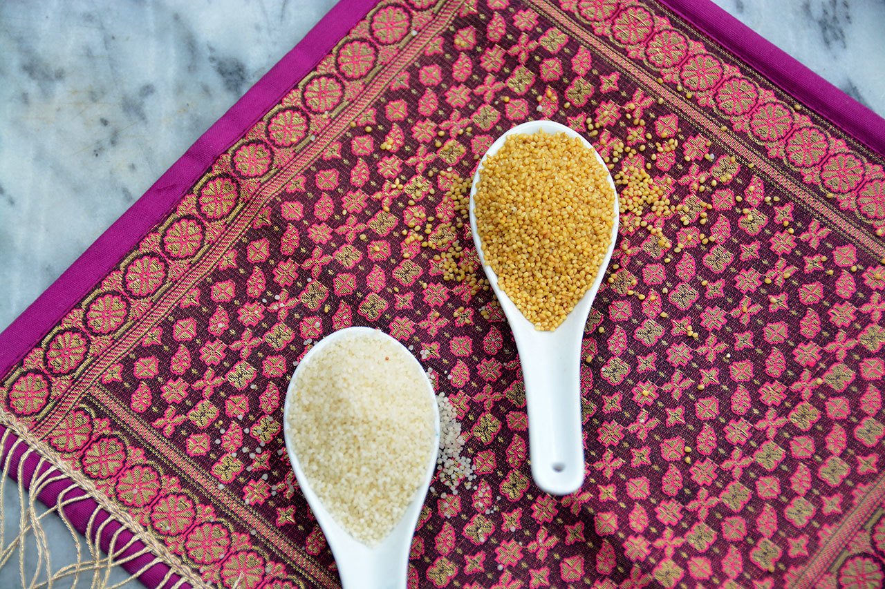 Highly nutritious, millets are the least allergenic and most digestible grains available. Reshma Seetharam photo.
