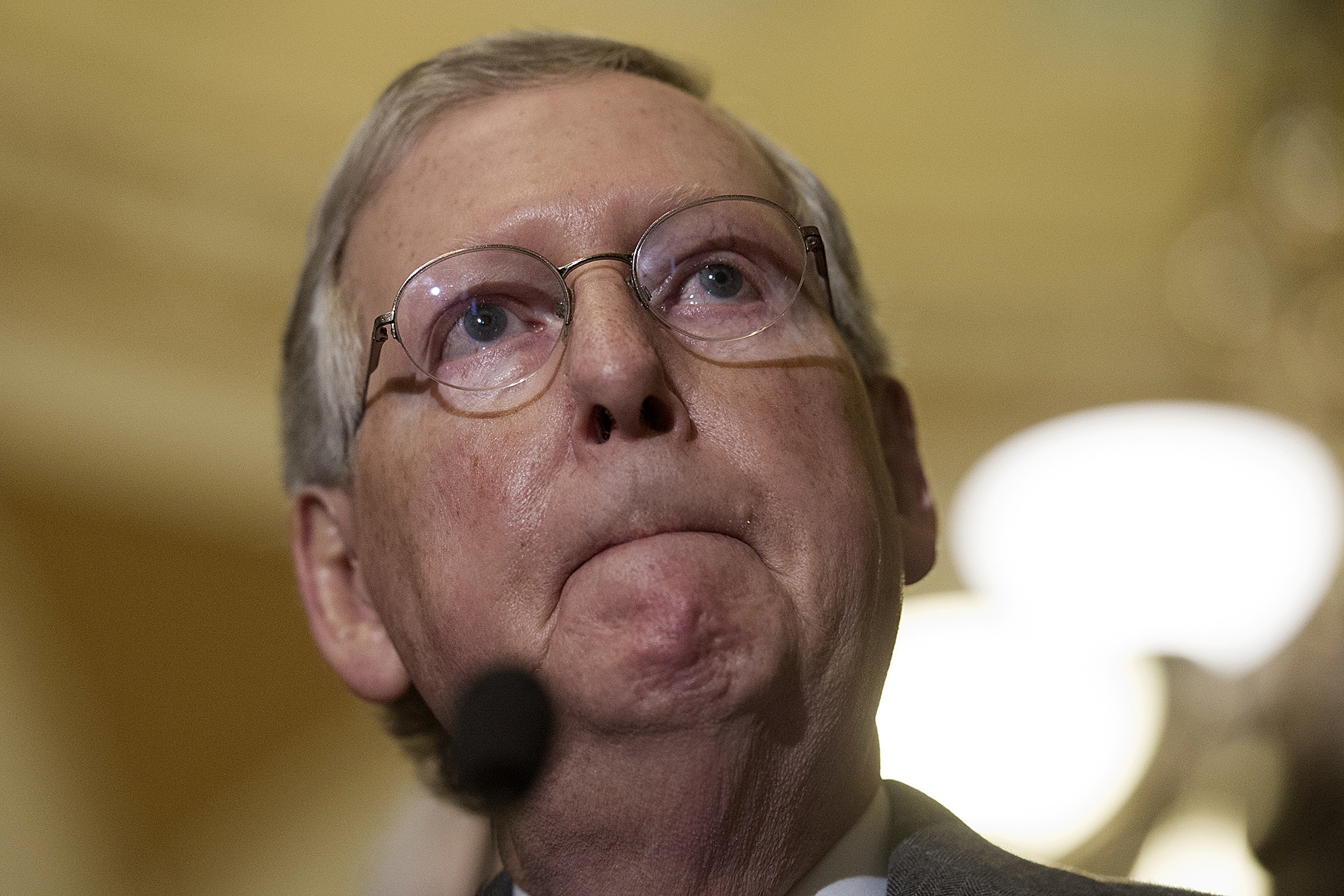 Cliff Owen / Associated Press                                Senate Majority Leader Mitch McConnell of Kentucky speaks in Washington on Jan. 4.