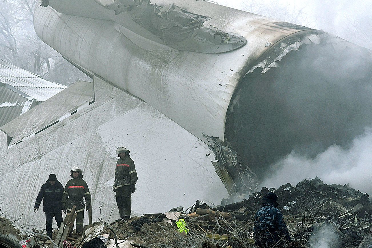 Крушение больших. Крушение Боинг 747 в Киргизии.