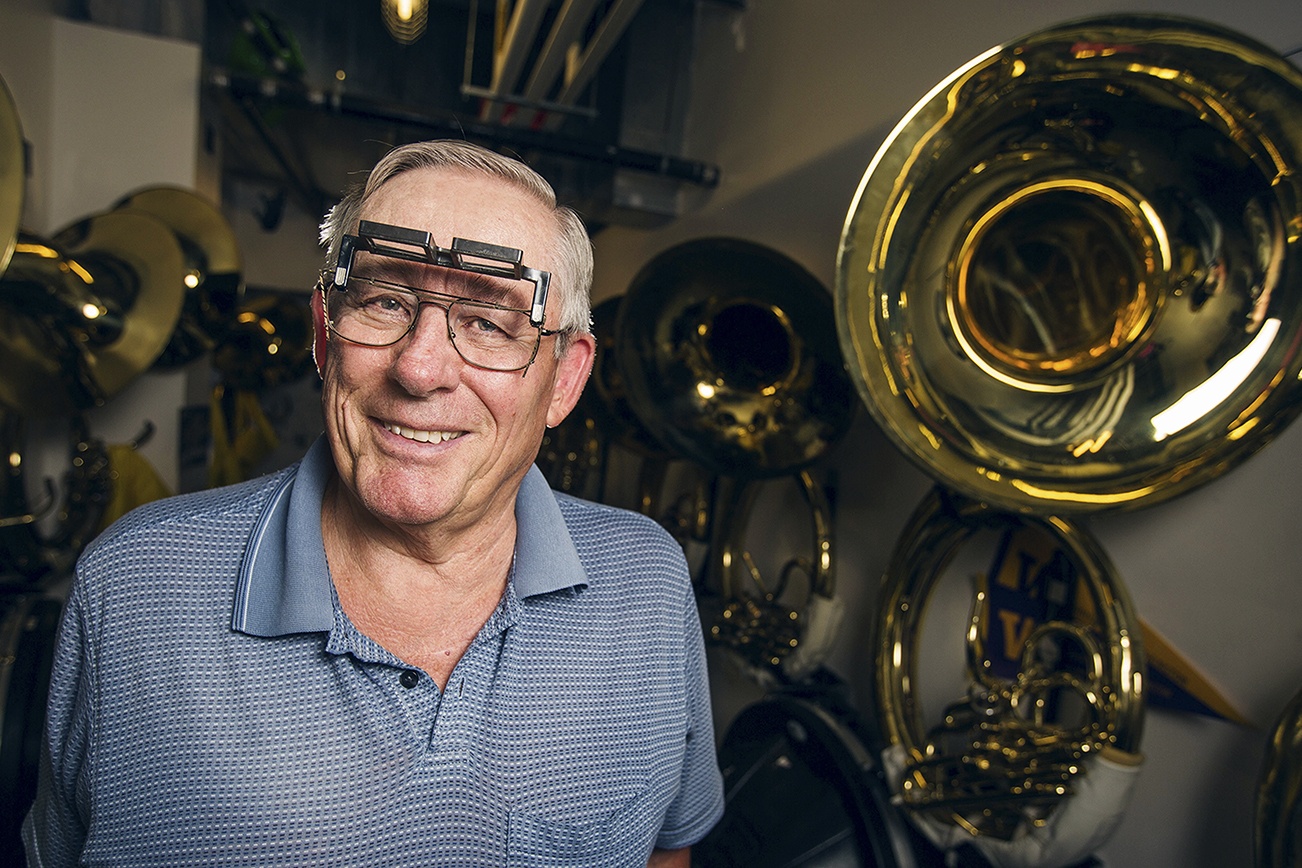 The repairman behind the Husky Marching Band