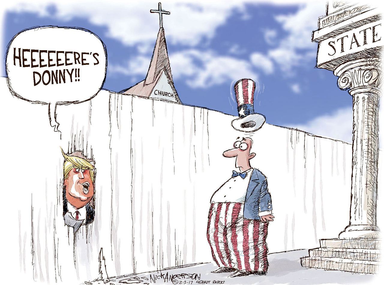 Editorial cartoons for Saturday, Feb. 4